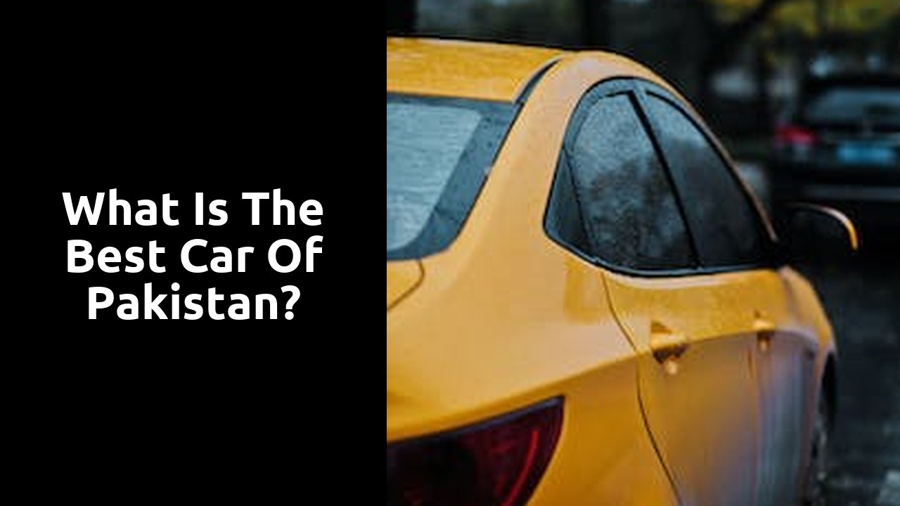 What is the best car of Pakistan?